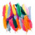 Feathers, L: 12-15 cm, 350 pcs, asstd colours [HOB-51673]