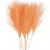 Artificial feathers, L: 15 cm, W: 8 cm, 10 pcs, orange [HOB-518052]