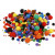 Pompoms, D: 5-40 mm, approx. 150 pc, 42 g, asstd colours [HOB-518900]