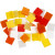Mini Mosaic, size 10x10 mm, thickness 2 mm, 25 g, red/orange harmony [HOB-51923]