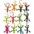 Lizards, L: 7 cm, 66 pcs, asstd colours [HOB-52514]