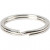 Key Chain, D: 28 mm, 4 pcs, silver-plated [HOB-526040]