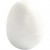 Polystyrene Eggs, H: 7 cm, 5 pcs, white [HOB-543250]