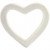 Heart, W: 13.5 cm, 1 pc, white [HOB-54357]