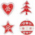 Christmas Shapes, H: 30-40 mm, 96 pcs [HOB-54438]