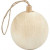Christmas Ornament, D: 6.4 cm, 1 pc, paulownia [HOB-55326]