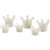 Crowns, H: 10+13 mm, D: 12+17 mm, 40 pcs [HOB-55510]