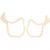 Birds, H: 9+9.5 cm, W: 8.5+9.5 cm, 1 set, plywood [HOB-56149]