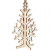 Christmas Tree, H: 20 cm, W: 12 cm, 1 pc, plywood [HOB-56171]