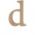 Letter, H: 12.2 cm, thickness 2 cm, 1 pc, MDF [HOB-56243]