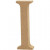 Letter, H: 8 cm, thickness 1.5 cm, 1 pc, MDF [HOB-56368]