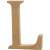 Letter, H: 8 cm, thickness 1.5 cm, 1 pc, MDF [HOB-56371]
