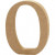 Number, H: 8 cm, thickness 1.5 cm, 1 pc, MDF [HOB-56391]