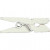 Mini Clothes Peg, L: 25 mm, W: 3 mm, 36 pcs, white [HOB-56435]