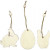 Wooden Ornament, size 6 cm, thickness 3 mm, 9 pcs [HOB-56732]