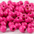 Wooden Beads, D: 8 mm, hole size 2 mm, 15 g, pink [HOB-570496]