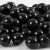 Wooden Beads, D: 10 mm, hole size 3 mm, 20 g, black [HOB-570595]