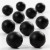 Wooden Beads, D: 14 mm, hole size 2 mm, 55 pcs, black [HOB-57120]