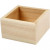 Compartments, outer size 7x7x4 cm, inner size 5.8x5.8x3.5 cm, 1 pc, poplar wood [HOB-577051]