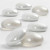 Glass Deco, D: 18-20 mm, thickness 8 mm, 370 g, white [HOB-591001]