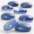 Glass Deco, D: 18-20 mm, thickness 8 mm, 370 g, blue [HOB-591004]