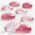 Glass Deco, D: 18-20 mm, thickness 8 mm, 370 g, pink [HOB-591009]