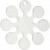 Acrylic ornaments, H: 7 cm, thickness 2 mm, 5 pcs [HOB-592970]