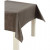 Imitation Fabric Table Cloth, W: 125 cm, 70 g/m2, 10 m, brown [HOB-594006]