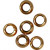 Crimp Beads, D: 2 mm, 1000 pcs, gold-plated [HOB-60108]