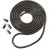Snake Chain, D: 3.1 mm, 1 m, dark grey metallic [HOB-61261]