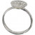 Sieve Rings, D: 17-20 mm, 3 pcs, silver-plated [HOB-613151]