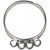 Finger Ring, 15 pcs, silver-plated [HOB-61316]