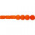 Resin Beads, size 24x38 + 31x22 mm, hole size 2  mm, 7 mixed, light orange [HOB-63111]