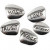 Beads with text, L: 16 mm, hole size 1 mm, 9 mixed, antique silver [HOB-63272]