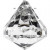 Acylic Beads, size 27x30 mm, hole size 2.5 mm, 8 pcs, Gloss transparent [HOB-636850]