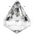 Acylic Beads, size 25x22 mm, hole size 2 mm, 14 pcs, Gloss transparent [HOB-636860]