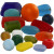 Mini Glass Bead Mix, size 5-12 mm, hole size 1-2 mm, 1000 g, asstd colours [HOB-69281]