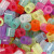 Fuse Beads, size medium mm, size 5x5 mm, 20000 mixed, glitter colours [HOB-75240]