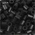 PhotoPearls, size 5x5 mm, hole size 2.5 mm, 1100 pcs, black (1) [HOB-755010]