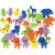 Eva Foam Shapes, size 25-45 mm, thickness 2 mm, 90 mixed [HOB-790640]