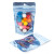 Stand Up Pouches Transparent/Blue 7.9x5.1x13cm | 28 grams (100 pieces) [ZBGB1BL]
