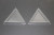 Plastic Lid Triangular 10.2x7.8x1.5cm (100 pieces) [CLT4]