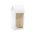 Kraft Gift Boxes with Window glossy White 9x9x21.5cm (25 pieces) [FS331]