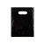 Plastic Carrier Bags Black 38.1x45.7cm 60 micron LDPE (100 pieces) [H1518BK1]