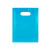 Plastic Carrier Bags Blue 30.5x38.1cm PE 60 micron (100 pieces) [H1215BL1]