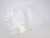 Plastic Carrier Bags Frost 20.3x25.4cm extra strong Patch Handles - PE 45 micron (50 pieces) [H810FT4]
