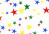 Printed Bags Coloured Stars 12.7x7.6x29.2cm with side gusset (100 pieces) [G5MS1]