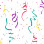 Printed Bags Confetti 12.5/2x4x29 cm with side gusset (100 pieces [G5PC1]