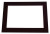 Mount Board Black 20.3x26.7cm Window - Outer size 27.9x35.6cm Conservation Quality (25 pieces) [MS30022]