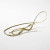 Decorative Loops Metallic Gold 40.5cm (50 pieces) [16MG]